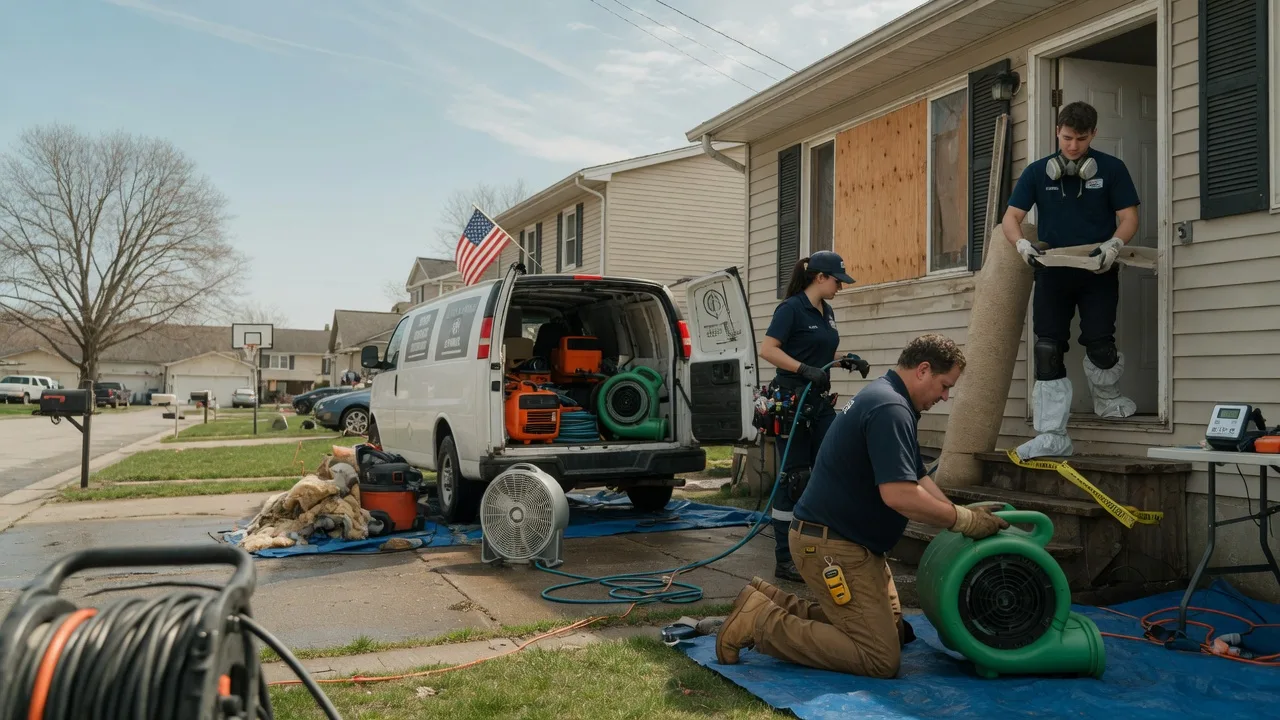 Water Damage Restoration in Elmwood, IL near me